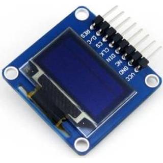 👉 Pinheader active Waveshare 0,96 inch 128 * 64 OLED (A), SPI / I2C-interfaces, schuine horizontale