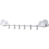 Opbergrek aluminium active 3 STUKS Space 6-Link Hook Keuken En Badkamer Schuifbaar (Cloud Hook)