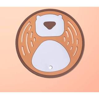 👉 Placemat plastic groot active 10 STKS Huishoudelijke Cartoon Hittebestendige Isolatie Kom Matten Keuken Zacht Anti-verbranding Studenten Placemats, Specificatie: Groot: 14.5x14.5 cm (Egel)