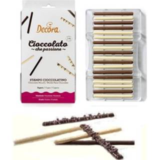 👉 Chocolade mal Cigar / Staafjes - Decora 8024622050115
