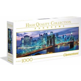 Panoramapuzzel active Clementoni High Quality Collection Panorama Puzzel Brooklyn Bridge 1000 Stukjes 8005125394340