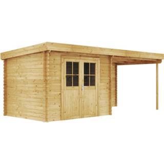 👉 Tuinhuisje Duxwood | Tuinhuis Burg met Luifel 300 cm Dubbele Deur