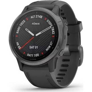 👉 Smartwatch grijs Garmin Fenix 6S Sapphire 42 mm charcoal grey, multisport 010-02159-25