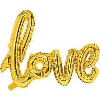 👉 Folie goud active Script Love 73 cm x 59 - 5902230788558