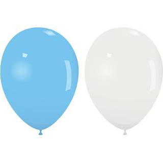 👉 Latex ballonnen mix 30 cm 20 st. - Baby Blauw