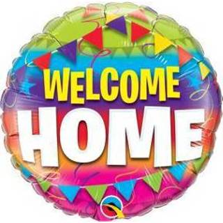 👉 Folieballon''Welcome Home''rond (46cm)
