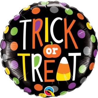 👉 Folie active Folieballon''Trick or Treat''rond (45 cm)