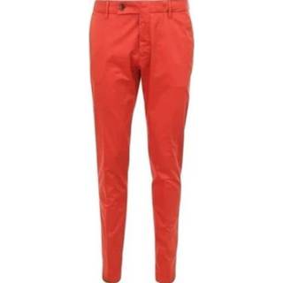 👉 Tabasco kobalt katoen male rood Berwich pantalon