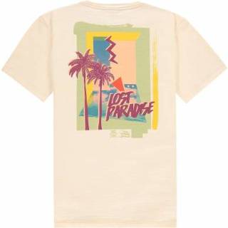 👉 Katoen l t-shirts male beige Kultivate TS Lost Paradise