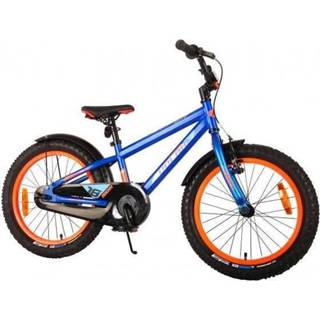 👉 Kinderfiets blauw Remnaaf i.c.m. V-Brake jongens active kinderen Volare Rocky 18