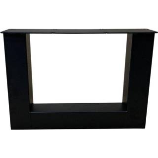 👉 Tafelpoot staal zwart Set U tafelpoten 40 cm (koker 8 x cm) 9500025995547