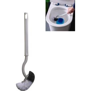 👉 Toiletborstel wit steel active 7 STKS Huishoudelijk toilet Lange (wit)