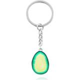 👉 Sleutelhanger keramische active 2 STKS Leuke Fruit Sieraden Avocado Hartvormige Handgemaakte Shree-dimensionale Zachte (D)