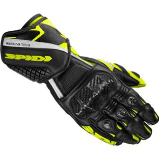 👉 Glove zwart geel m active Spidi carbo 5 black fluo yellow gloves 8030161287592