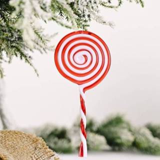 👉 Kerstversiering active 10 STKS Simulatie Snoep Kerstboomversieringen, Specificatie: Grote Lolly