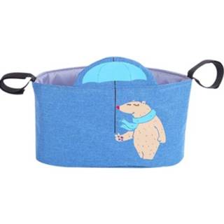👉 Opbergtas active kinderen Kinderwagenzak Grote ruimte Kinderwagenhaak Opbergtas, Stijl: Paraplubeer