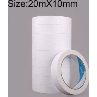 👉 Dubbelzijdige tape witte active 10 volumes sterk klevende tape, afmetingen: 20 x mm