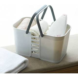 👉 Opbergdoos grijs active 3 STKS draagbare badmand Toiletartikelen (grijs)
