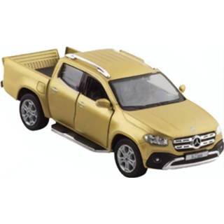 👉 Goud staal goudkleurig Goki Auto Mercedes Benz X-class 12,5 Cm 8719817525850