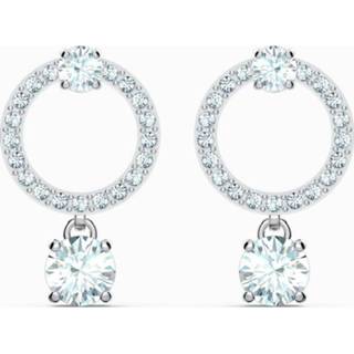 👉 Swarovski Attract Circle earrings, clear