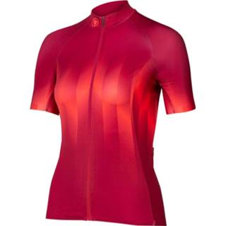 👉 Fiets shirt vrouwen XL roze rood Endura - Women's Equalizer Kurzarmtrikot LTD Fietsshirt maat XL, rood/roze 5056286904094