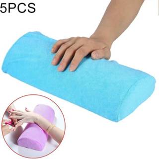 👉 Spons active mannen 5 STKS Zachte Handsteunen Wasbaar Handkussen Kussenhouder Armleuningen Nail Art Manicure Kussen (Meerblauw)