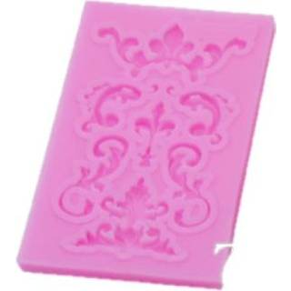 👉 Fotolijst silicone active 2 STUKS Fondant Cake Mold Hollow Reliëf Border Frame Retro (7th 17-113)