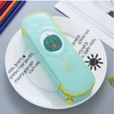 👉 Etui PU active lederen fruit schattig student potlood tas briefpapier schoolbenodigdheden (watermeloen)