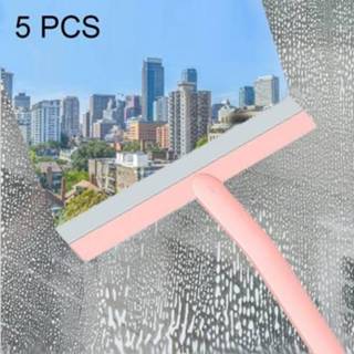 👉 Badkamer vloer plastic glas active 5 STKS Wisser Artefact Kantoor Thuis Zacht Schoonmaken Tool (Fosfor)