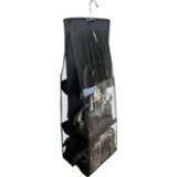 👉 Plank zwart active 6 zakken 3 lagen opvouwbare hangende tas handtas organisator (zwart)