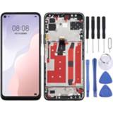 👉 Digitizer zwart active Lcd-scherm en volledige montage met frame voor Huawei Nova 7 SE (zwart)