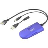 👉 Wifi-repeater blauw active VONETS VAP11G-300 Mini WiFi 300 Mbps Bridge Repeater, beste partner van IP-apparaat / IP-camera IP-printer XBOX PS3 IPTV Skybox (blauw)