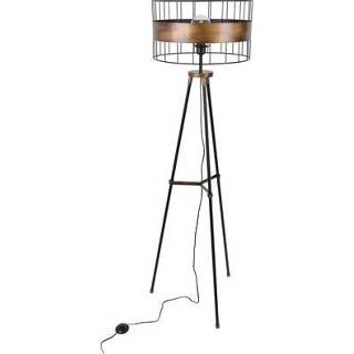 👉 Vloerlamp zwart male Corep Raw E27 3188000756398