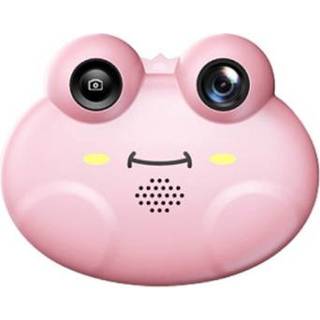👉 Lens roze active Frog Mini Children Digital HD Camera Single SLR Toy (Pink)