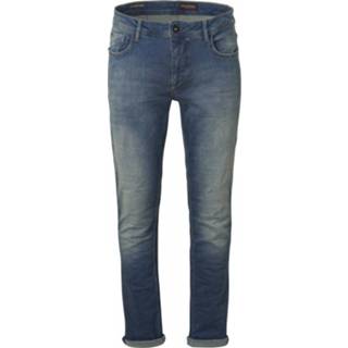 👉 Polyester male blauw No Excess Fit711 stone used denim 8720151157522