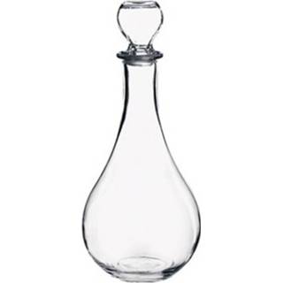 👉 Waterkaraf transparant Glazen Wijn/water Karaf 1,2 Liter - Schenkflessen/karaffen Met Stop 8719538985032