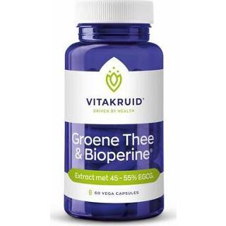👉 Groene thee Vitakruid extract 500 mg met bioperine 60vc 8717438691725