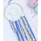 👉 Dromenvanger blauw active meisjes Schattig meisje hart windgong huis hanger (blauw)