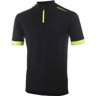 Fietsshirt jongens zwart Rogelli Perugia 2.0 KM jr fiets shirt