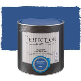 👉 Muur verf male blauw Perfection muurverf Ultradekkend zijdeglans petrol blue 2,5L 5400107640553