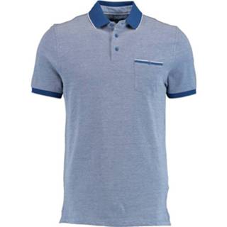 👉 Blauw katoen l mannen male Bos Bright Blue Santander polo oxford pique 21108sa20bo/240 8720008543324 8720008543355