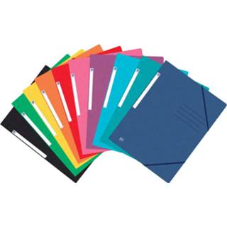 👉 Blauw Oxford Top File+ elastomap, voor ft A4, geassorteerde kleuren, pak van 25 stuks 3045050419263