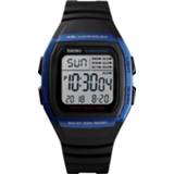 👉 Digitale horloge blauw active SKMEI 1278 Modieus Outdoor 50m Waterdicht Digitaal Student Sport Polshorloge Ondersteuning 5 Groep Wekkers (Blauw)