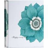 👉 Fotoalbum active 6 Inch 200 Vel Fotoalbums Interstitial Boxed Grote Capaciteit Familie (Effen Bloem)