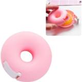 👉 Tape dispenser roze plastic active kinderen Leuke Hartvorm Creatieve Donut Decoratieve Cutter Kids Office Schoolbenodigdheden (Roze Donut)