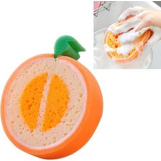 👉 Spons active Huishoudelijke keuken Fruitvorm Efficiënte schone vaatdoek Schuursponsjes (meloen)