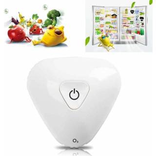 👉 Koelkast wit active Huishoudelijke Mini Deodorizer Luchtreiniger Draagbare ozongenerator (wit)