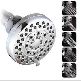 👉 Douchekop active Verstelbare hogedruk ABS verchroomde wandmontage