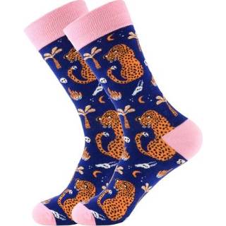 👉 Sokken active mannen vrouwen 3 paar herfst en winter kleurrijke dierensokken heren dames casual katoenen sokken, type: 2 (EUR 37-45)
