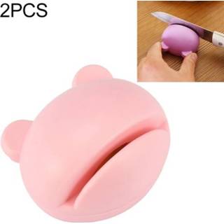 👉 Messenslijper roze active 2 STUKS Multifunctionele Cartoon Design (roze)